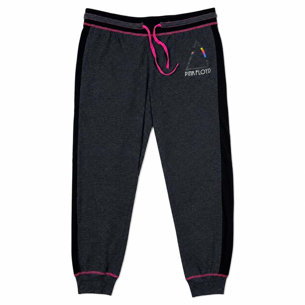 Pink Floyd Dark Side of the Moon Licensed Graphic Jogger Lounge Pants